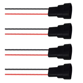 BlyilyB 4-Pack 9005 9006 HB3 HB4 Male Adapter Wiring Harness Sockets Wire Connector