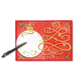 bentino Music Christmas Card All I Want for Christmas with Extra Long Playing Time of One Minute for Family, Friends and Customers