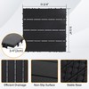 Neoaider 9PCS Plastic Interlocking Decking Tiles 12" x 12", 9