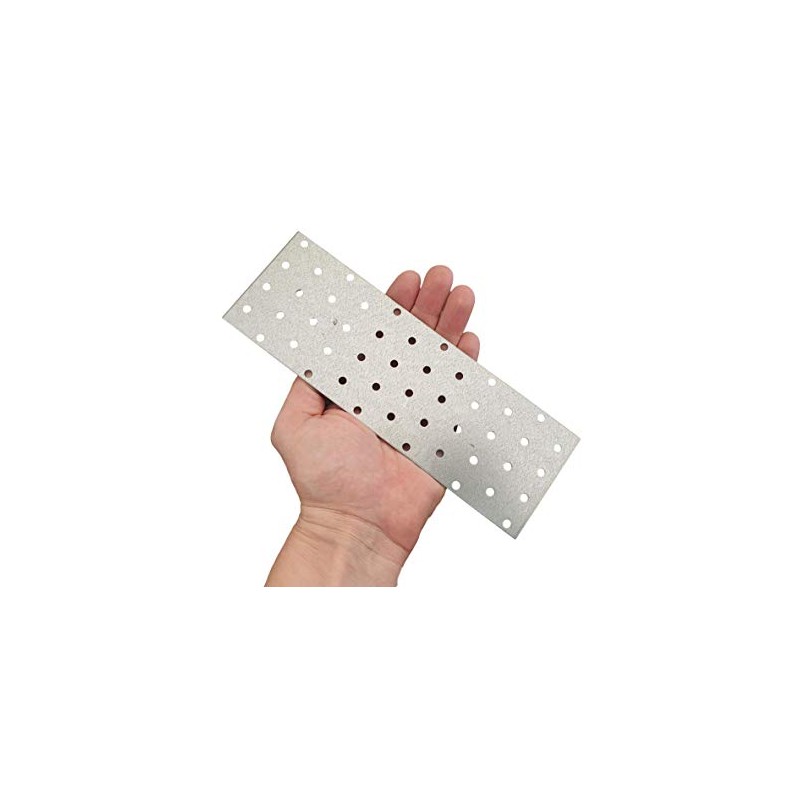 (Pack of 2) Steel Flat Connector Plate 80 x 240
