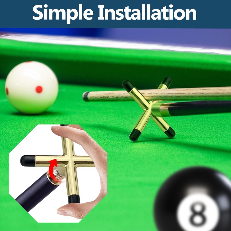 7pcs Snooker Table Rests Set, Billards Cue Stick Bridge, Pool