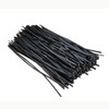 HHTHH 1000 pcs 8 inch Black Cable Twist Ties Plastic