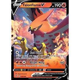 Crystalcommerce Talonflame V - 029/185 - Ultra Rare Trading Card