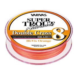 VARIVAS Super Trout Advance Double Cross PE X8 High Visibility Orange 100m / 0.6 (9.6lb)