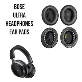 For Bose Bose QuietComfort Ultra Ear Pads Cushion Replacement (Black) - Parts