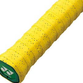 YONEX AC1383 Tennis Badminton Grip Tape, Wet Super Mesh Grip, Pack of 3, Citrus Yellow