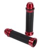 Qiilu Motorcycle CNC Aluminium Rubber Handlebar Grips for 7/8 Inch