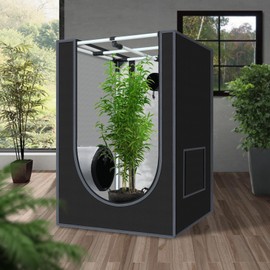 24"x24"x55" Grow Tent for Indoor Plants 600D Mylar Hydroponic High Reflective GrowTents for Plant Fruit Flower Veg Growing