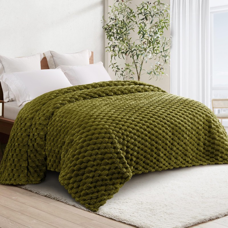 Whale Flotilla Double Size Blanket for Bed with Expanded 3D-Jacquard