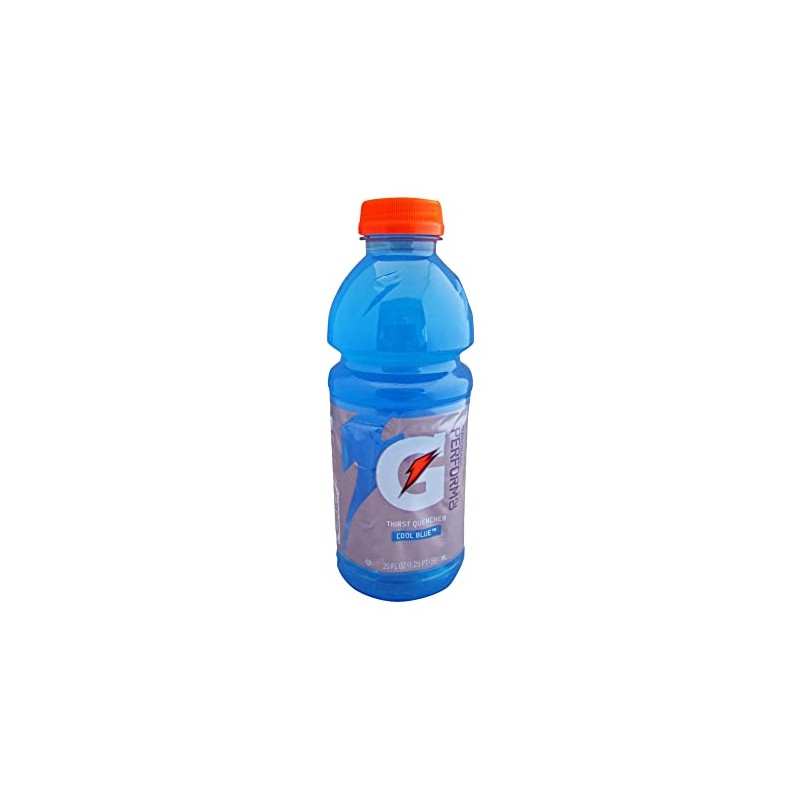 Gatorade Sport Drink Cooling Blue Raspberry, 20-Ounce Wide MouthBottles (Pack