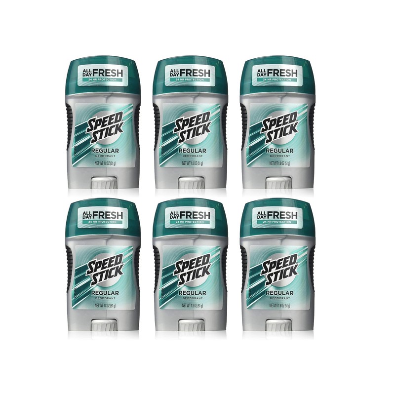 Speed Stick Deodorant Regular 1.8 oz (Pack of 6)