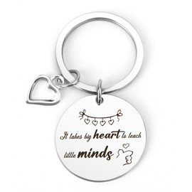 hoohroch Teacher Appreciation Gifts for Women Valentines Day Gifts for Teachers Best Birthday Christmas Valentines Day Music Dance Math Art Teacher Gift for Men Keychain