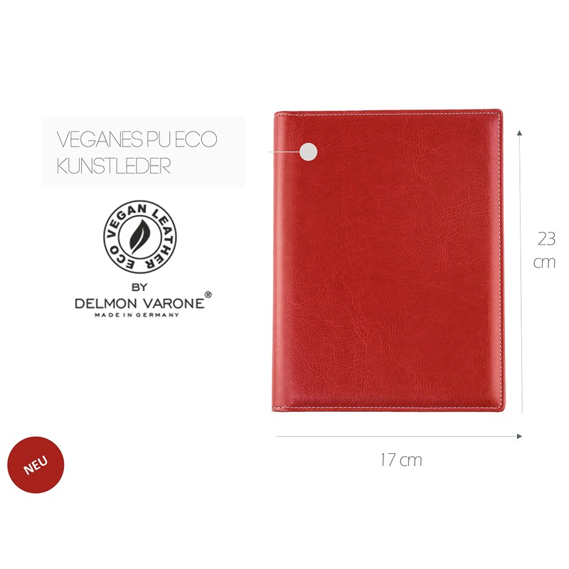 DELMON VARONE Premium Writing Case with Notepad DIN A5 (50