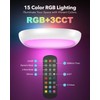 Rechargeable Shower Lights for Inside Shower, 12000mAh Motion Sensor Wireless