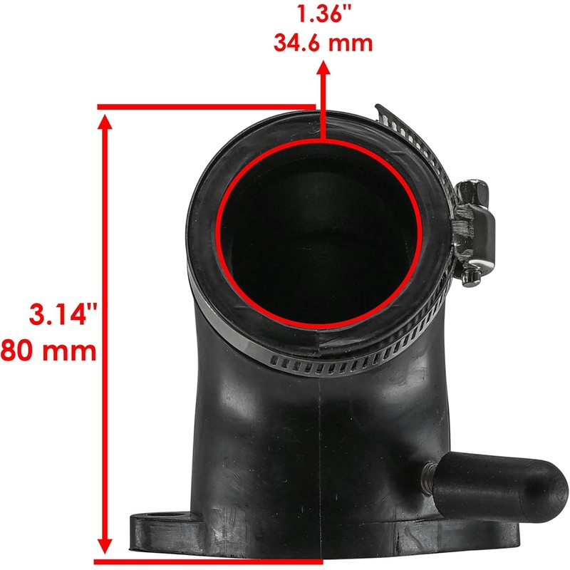 Carburetor Intake Manifold,16065-1370 16065-1371 Carburetor Intake Manifold Boot Compatible with