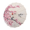 Chinese Oiled Paper Umbrella Handmade Paper Umbrella with Wood Handle