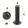 LEPEVNEY M8 x 16mm Alloy Steel Hex Socker Head Screws
