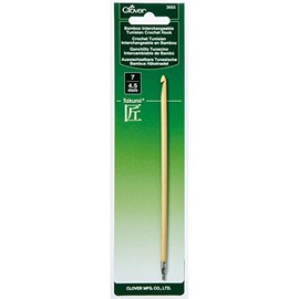 CLOVER Takumi Bamboo Interchangeable Tunisian Crochet Hook