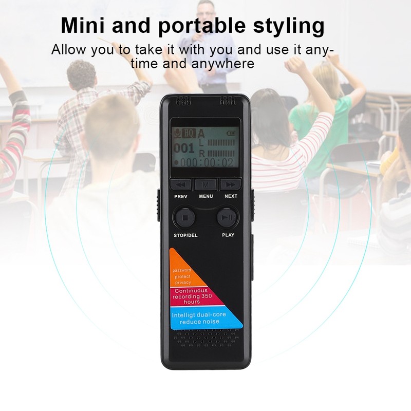 MP3 MP4 8GB 3.5mm Stereo LCD Screen Portable HD USB