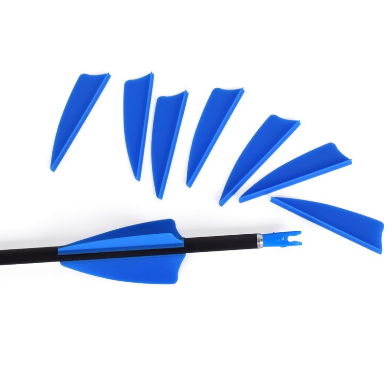 ELONG OUTDOOR 50 Pieces Archery Arrow Feathers 1.75 Inch Arrow