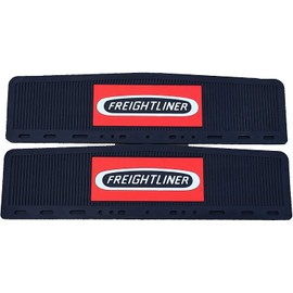 Freightliner Trucks 6" x 24" x 1/4" " Semi Truck Rubber Quarter Fender Mud Flaps-Set of 2