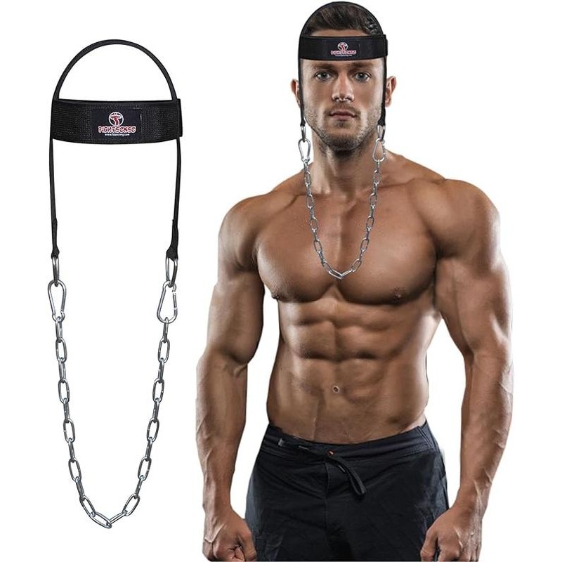 Fightsense Neck Harness for Training Padded & Adjustable Strap with