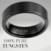 Willis Judd Mens Tungsten Ring Engraved I Love You In