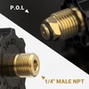 Onlyfire 5041 Soft Nose POL Propane Gas Fitting Adapter with