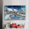 Renditions Gallery Warm Winter Wonderland Wall Art, Snowy Pastoral Scene,
