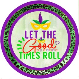 Mardi Gras Wreath Sign, Wreath Sign for Mardi Gras, Let the Good Times Roll, Crawfish Season, Fat Tuesday, Party, Louisiana, Tis the Season