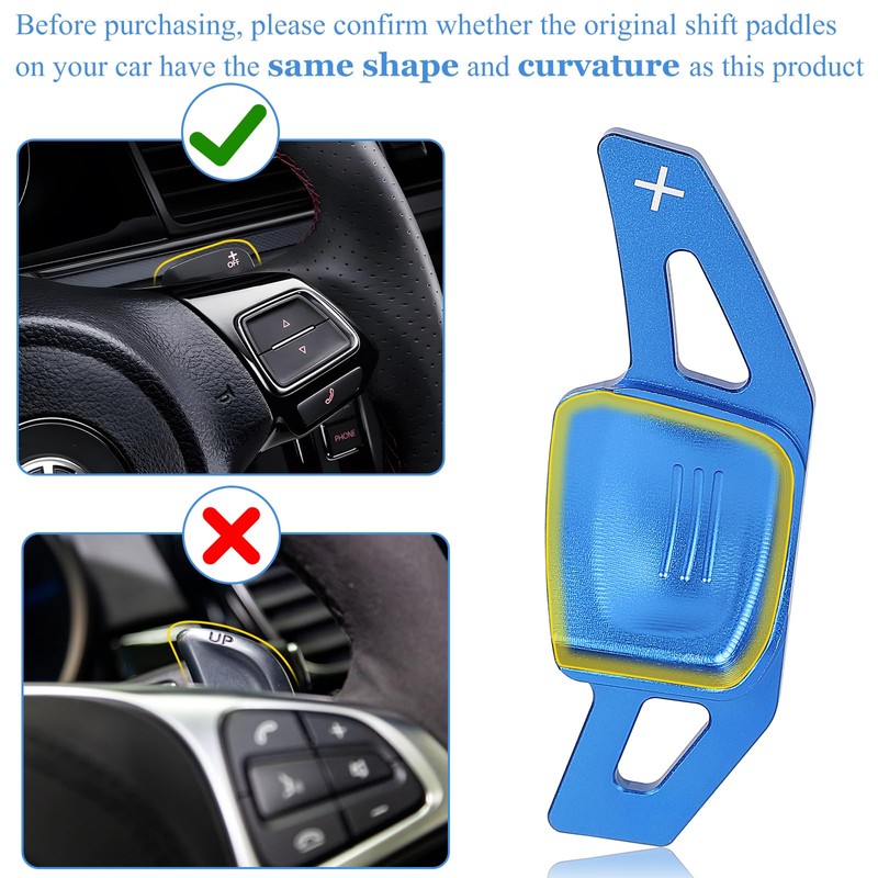 EFUTURETIME Shift Paddle Extension Steering Wheel Shift Paddle Extension Made