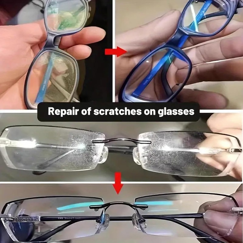 Quitador de Rayaduras para Gafas Protectora de Reparación Rápida para