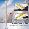 1 PCS Architectural Triangular Scale Ruler Metric 1:100, 1:200, 1:250,