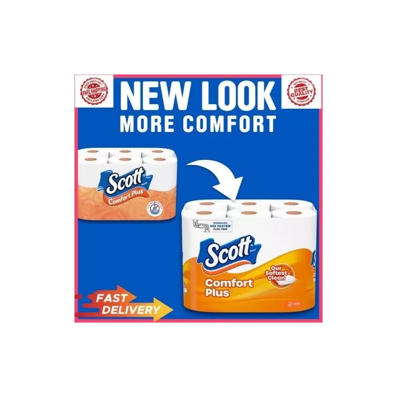 Scott Toilet Paper, 36 Rolls,231 Sheets per Roll