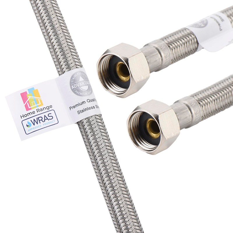 Home Range 300mm 3/8" x 3/8" |2 Lengths| Flexible Connector