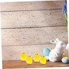 KOMBIUDA 36pcs Easter Plush Chicks Fluffy Mini Chicks Easter Ornament