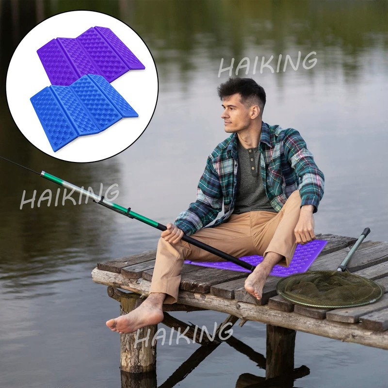 Foldable Seat Cushion, 2 Pcs Waterproof Foam Sitting Pad for