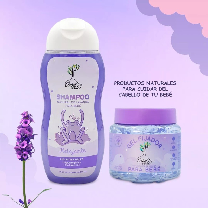 Árbol Verde Shampoo Natural Relajante Para Bebé Árbol Verde 250ml