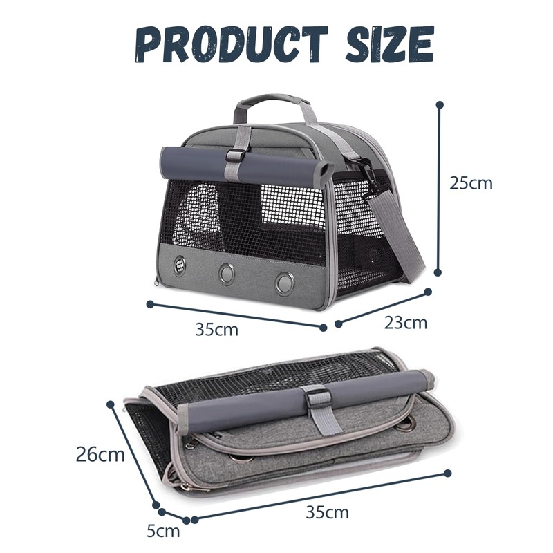 Transport Box Rabbit Small Animal Pet Carrier Guinea Pig Carrier
