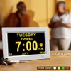 CAZOKASI 8inch Extra Large Impaired Vision Digital Alarm Clock with