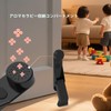 BIGHAPPY Black Magnetic Folding Door Stopper, Strong Magnet, No Drilling,