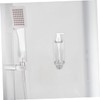 iplusmile Wall Mounted Bathroom Soap Dispenser Holder Single Compartment Silver