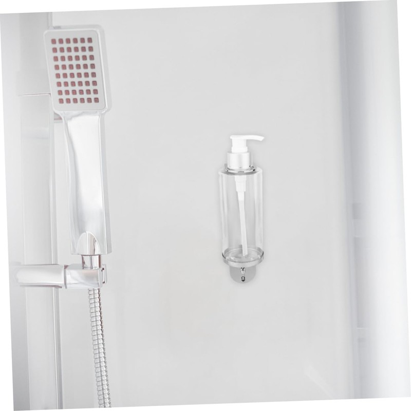 iplusmile Wall Mounted Bathroom Soap Dispenser Holder Single Compartment Silver