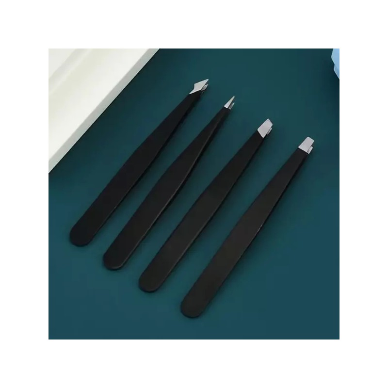 Sangpum Sangse Seolmyeong Chamjo 족집게 스테인레스 4종 Stainless Steel Tweezer