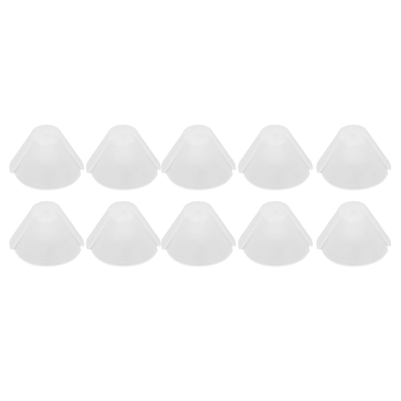 10pcs Hearing Amplifier Ear Plugs Flexible Horn Shaped Silicone Hearing