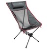ALPS Mountaineering Simmer Lounger Camping Chair, One Size, Salsa/Charcoal