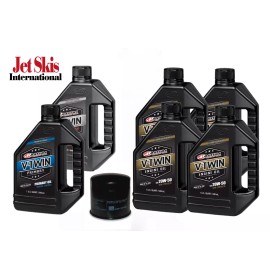 Maxima Syn. Blend 3 Hole Oil Change Kit Harley Twin Cam 20W50 (1999-2017)