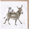 Wrendale Designs - 'The Donkey Ride' Card