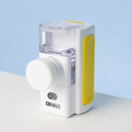 Eco Breathable K-Neph Nebulizer + Free Mask Gift Mesh Low Noise Portable Home Use Baby Medical Dog Cat, 1 Count, Yellow / 에코숨쉼 케이넵 네블라이저 + 마스크 무료증정 메쉬 저소음 휴대용 가정용 아기 의료용 강아지 고양이, 1개, 노란색(YELLOW)