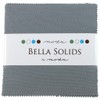 Bella Solids Steel Charm Pack 42 Squares 5" Moda Fabrics
